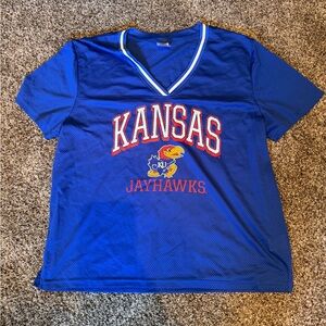 Blue Kansas Jayhawks women’s Shirt‎